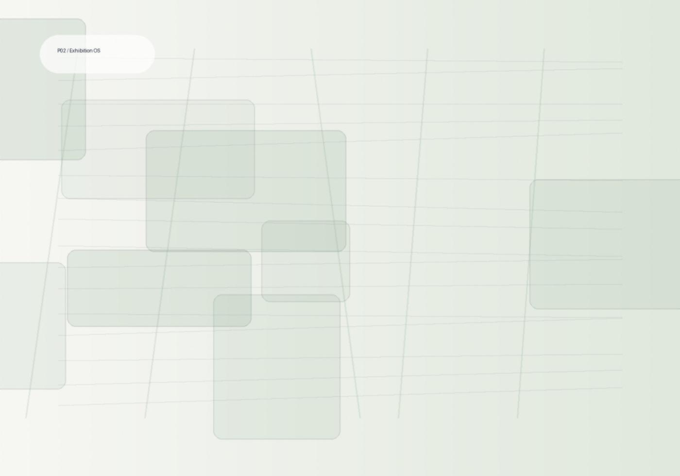 Abstract cover for an exhibition operating system